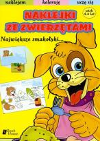 Opakowanie Naklejki ze zwierzętami Największe smakołyki