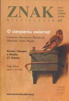 Opakowanie O cierpieniu zwierząt Znak miesięcznik nr.637 6/2008