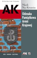 Okładka książki Odznaka Pamiątkowa Armii Krajowej