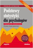 Okładka książki Podstawy statystyki dla psychologów
