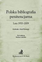 Okładka książki Polska bibliografia penitencjarna