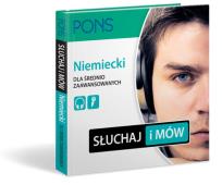 Okładka książki PONS Słuchaj i mów Niemiecki dla średnio zaawansowanych