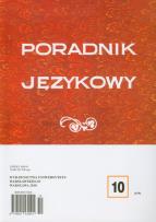 Opakowanie Poradnik językowy 10/2010
