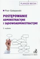 Okładka książki Postępowanie administracyjne i sądowoadministracyjne