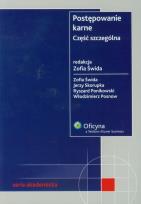 Opakowanie Postępowanie karne Część szczególna