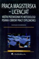 Okładka książki Praca magisterska - Licencjat