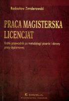 Okładka książki Praca magisterska Licencjat