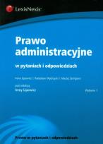 Okładka książki Prawo administracyjne w pytaniach i odpowiedziach
