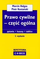 Okładka książki Prawo cywilne Część ogólna