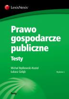Okładka książki Prawo gospodarcze publiczne Testy