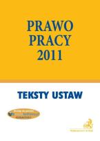 Opakowanie Prawo pracy 2011