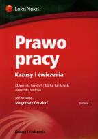 Okładka książki Prawo pracy Kazusy i ćwiczenia