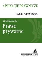Okładka książki Prawo prywatne. Tabele porównawcze. Aplikacje