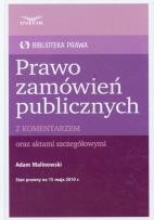 Okładka książki Prawo zamówień publicznych z komentarzem oraz aktami szczegółowymi
