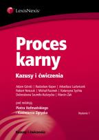 Okładka książki Proces karny Kazusy i ćwiczenia