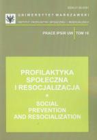 Opakowanie Profilaktyka społeczna i resocjalizacja tom 18