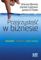 Okładka książki Przejrzystość w biznesie