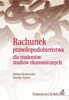 Okładka książki Rachunek prawdopodobieństwa dla studentów studiów ekonomicznych