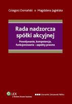 Okładka książki Rada nadzorcza spółki akcyjnej