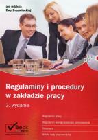 Opakowanie Regulaminy i procedury w zakładzie pracy + CD