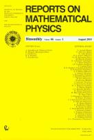 Opakowanie Reports on Mathematical Physics 66/1