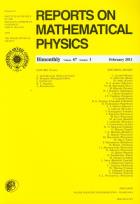 Opakowanie Reports on Mathematical Physics 67/1 Pergamon