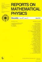 Opakowanie Reports on Mathematical Physics 67/3