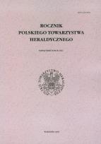 Opakowanie Rocznik Polskiego Towarzystwa Heraldycznego t. IX
