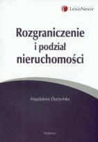 Okładka książki Rozgraniczenie i podział nieruchomości
