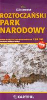 Okładka książki Roztoczański Park Narodowy mapa turystyczno przyrodnicza 1:50 000