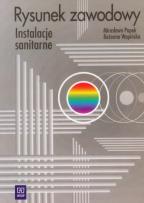 Okładka książki Rysunek zawodowy inst. sanitarne Popek WSiP