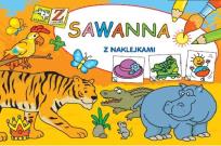 Okładka książki Sawanna - malow. z naklejkami ARYSTOTELES