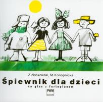 Okładka książki Śpiewnik dla dzieci na głos z fortepianem