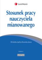 Okładka książki Stosunek pracy nauczyciela mianowanego