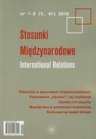 Opakowanie Stosunki Międzynarodowe 1-2/2010