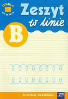 Okładka książki Szkoła na miarę Zeszyt w linię B NE