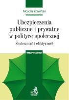 Okładka książki Ubezpieczenia publiczne i prywatne w polityce społecznej