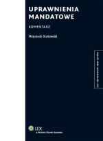 Okładka książki Uprawnienia mandatowe Komentarz