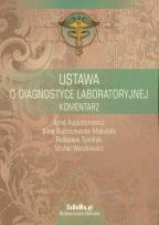Okładka książki Ustawa o diagnostyce laboratoryjnej komentarz