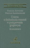 Okładka książki Ustawa o dochodzeniu roszczeń w postępowaniu grupowym komentarz