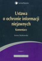 Okładka książki Ustawa o ochronie informacji niejawnych komentarz