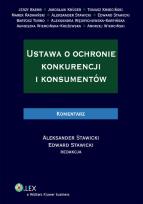 Okładka książki Ustawa o ochronie konkurencji i konsumentów. Komentarz