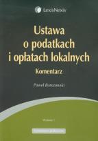 Okładka książki Ustawa o podatkach i opłatach lokalnych