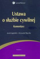 Okładka książki Ustawa o służbie cywilnej Komentarz
