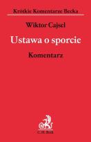 Okładka książki Ustawa o sporcie komentarz