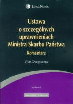 Okładka książki Ustawa o szczególnych uprawnieniach Min1029330