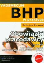 Okładka książki Vademecum BHP w praktyce. Obowiązki pracodawcy