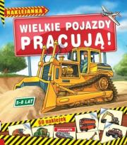 Opakowanie Wielkie pojazdy pracują naklejanki