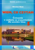 Okładka książki Wiem co czytam. Ćwiczenia w czytaniu SP 5 ŻAK