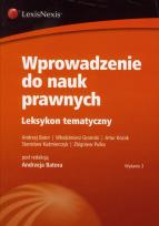 Opakowanie Wprowadzenie do nauk prawnych leksykon tematyczny